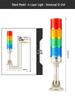 24V LED Multi-layer Three-color Signal Tower Light with Sound Alarm
