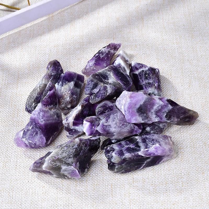 Natural Amethyst Raw Stone Ornament: Aromatherapy Diffuser, Fish Tank, Flower Pot & Landscaping Mineral Specimen
