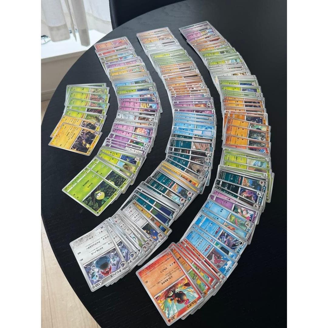 Pokemon Card Set C 300 Pieces Bulk Large