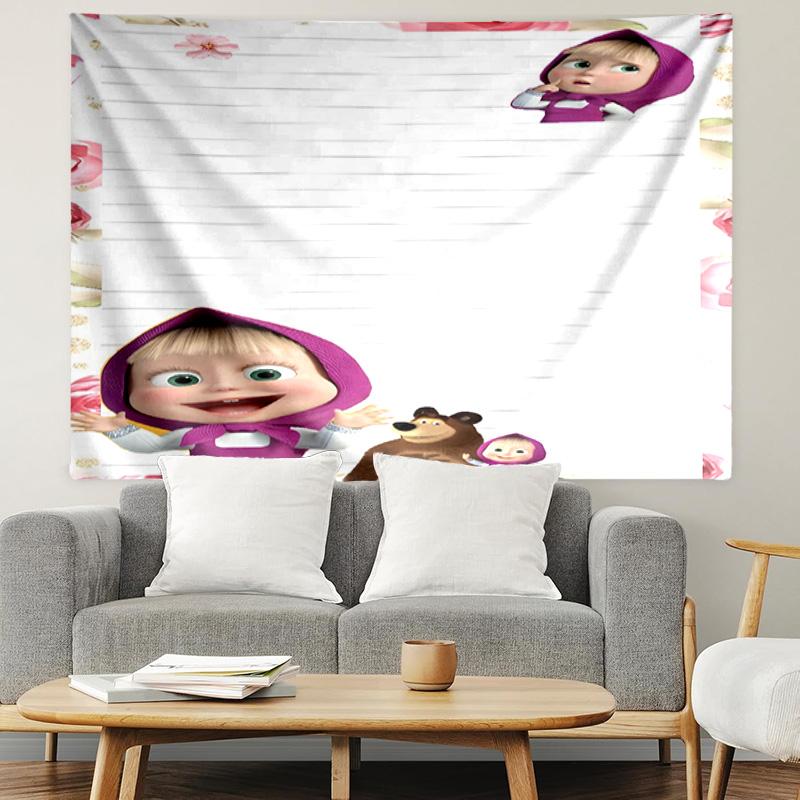 cartoon animation Print Tapestry, Lightweight Wall Hanging, for Bedroom, Dorm, Living Room, Home Art Decor - Birthday Christmas Gift for Friends