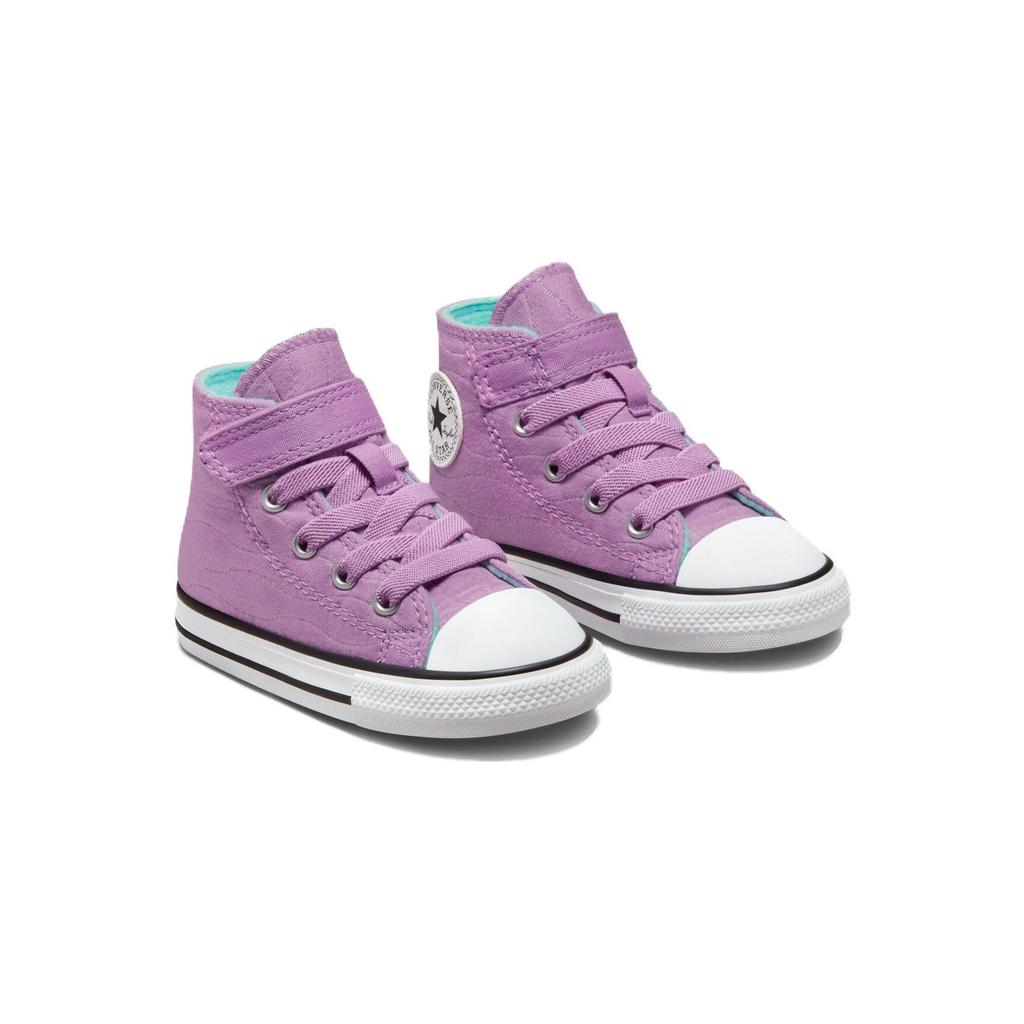 Converse Chuck Taylor All Star Easy On Mid-Top Canvas Shoes Kids Sneakers Pink A03315C