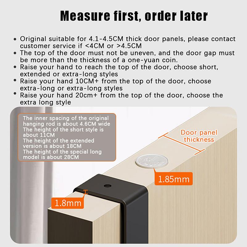 Hooks Over The Door 6 Hooks Clothes Coat Hat Towel Hanger Home Bathroom Organizer Rack Holder Door Hang Quick Installation