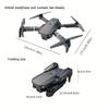 E88PRO Remote-controlled Drone and Its Accompanying Application. One-click Takeoff/landing, 360° Rotation, Stable Flight Without
