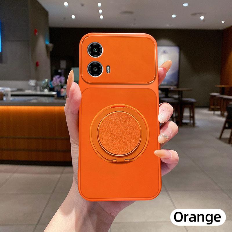 For Motorola Moto G34 Case Motorola Moto G35 Cover Phone Case Back Bumper Shockproof Soft Fundas Luxury Shockproof Bracket