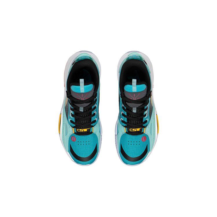 Li Ning All City 10 Youth Version Wade Non-Slip Wear-Resistant Low-Top Basketball Shoes Kids basketball shoes Blue Black ABPS009-4