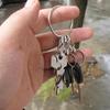 "10pcs Split Rings Key Ring Keychain Clip Holders Findings "