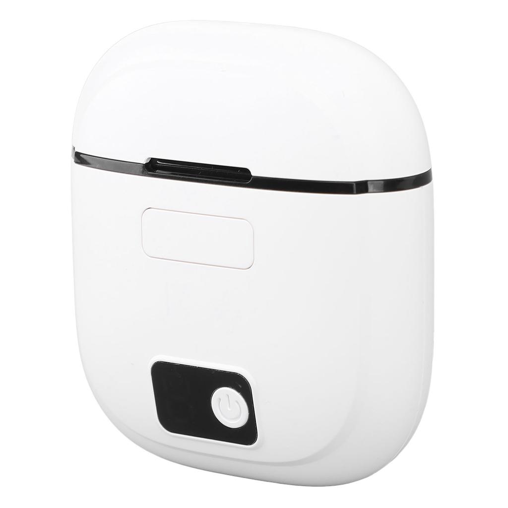 Electric Nail Clipper with 3 Speed Levels Low Noise Automatic Fingernail Trimmer Nail Grinder White