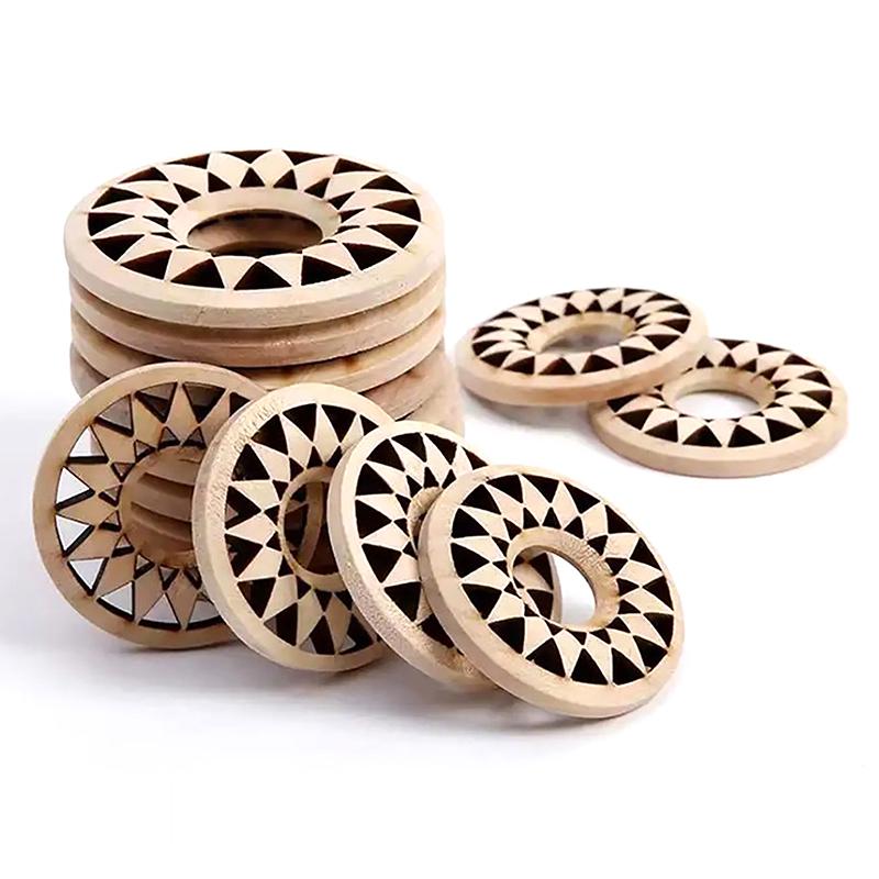 Ball Holder Wooden Ball Base Stand Hollow Sphere Stand Hollow Sunflower Design For Ball Display