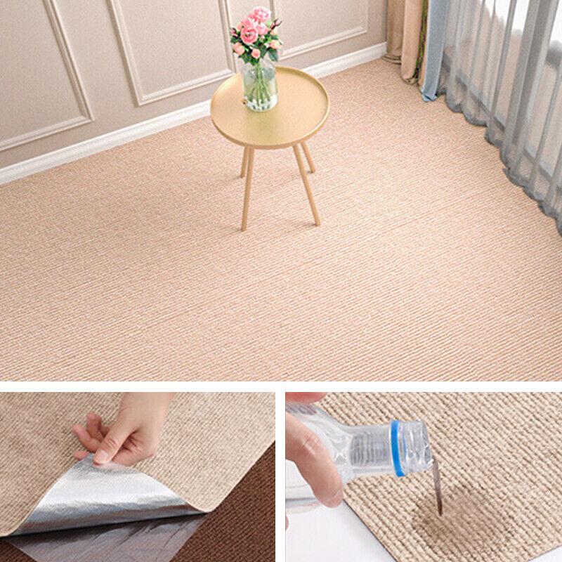 10Pcs Self Adhesive Carpet Floor Mat Anti-Slip Floor Sticker Living Room Carpet Anti-Slip Self Adhesive Floor Sticker Staircase
