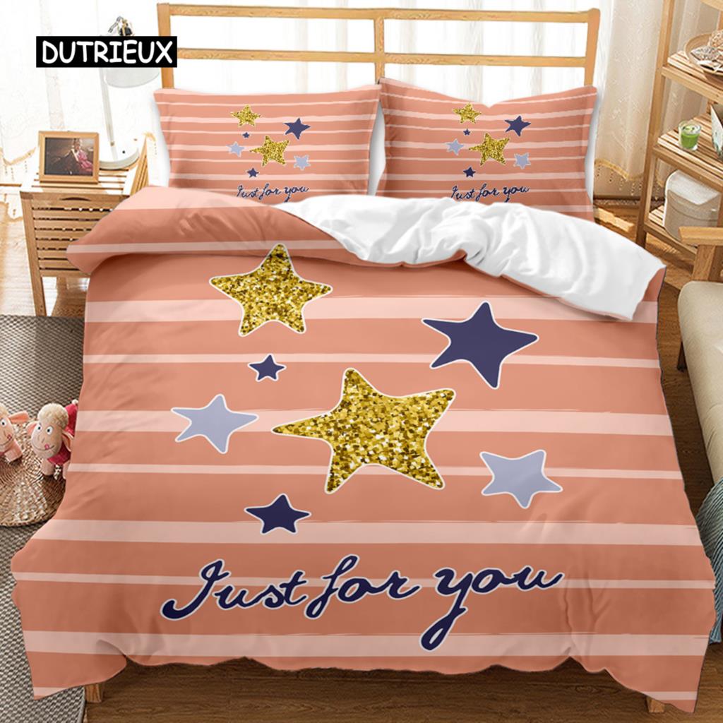 

Cartoon Bed Cover Kawaii Room Cozy Reversible Comforter Cover Adorable Cartoon Animal Kitten Lovely Love-themed Long-lasting Polyester Qulit Cover EU single(135x200cm)