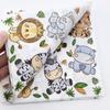 81pcs/Set Forest Animal Themed Birthday Party Decoration Jungle Animal Paper Plates Cup Napkins Straw Baby Shower Decor Supplies