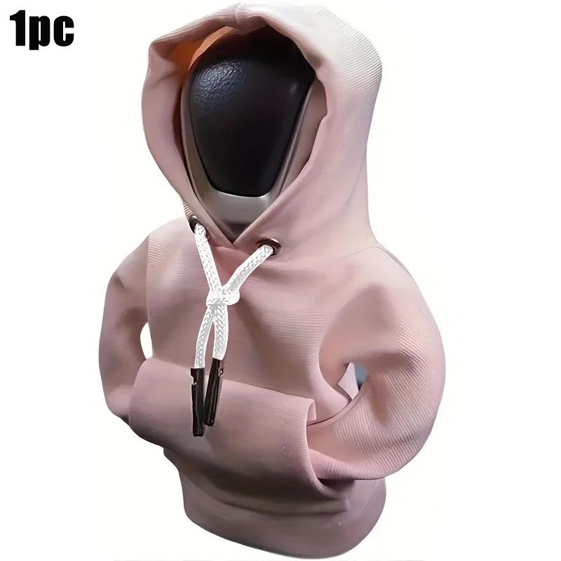 Felpa con Cappuccio Universale Copertura Leva Cambio Auto Felpa Leva Cambio Copertura Pomello Cambio Decorazioni Auto