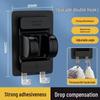 Punch-Free Adjustable Shower Head Wall Mount and Holder