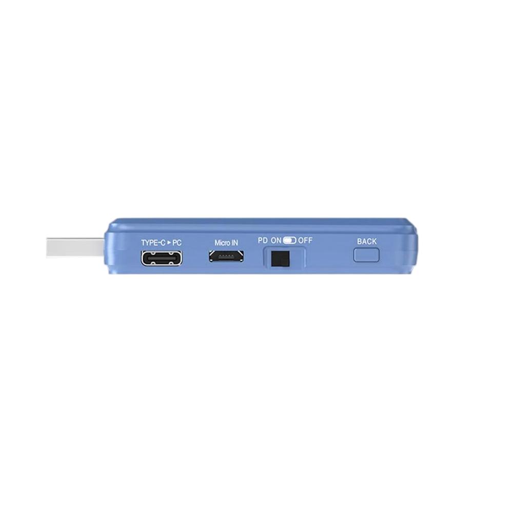 1.77" TFT Color Digital Voltmeter Ammeter Power Meter 4-24V 6.5A 156W, USB Tester with PD/QC/SCP Fast Charge Protocol Detector