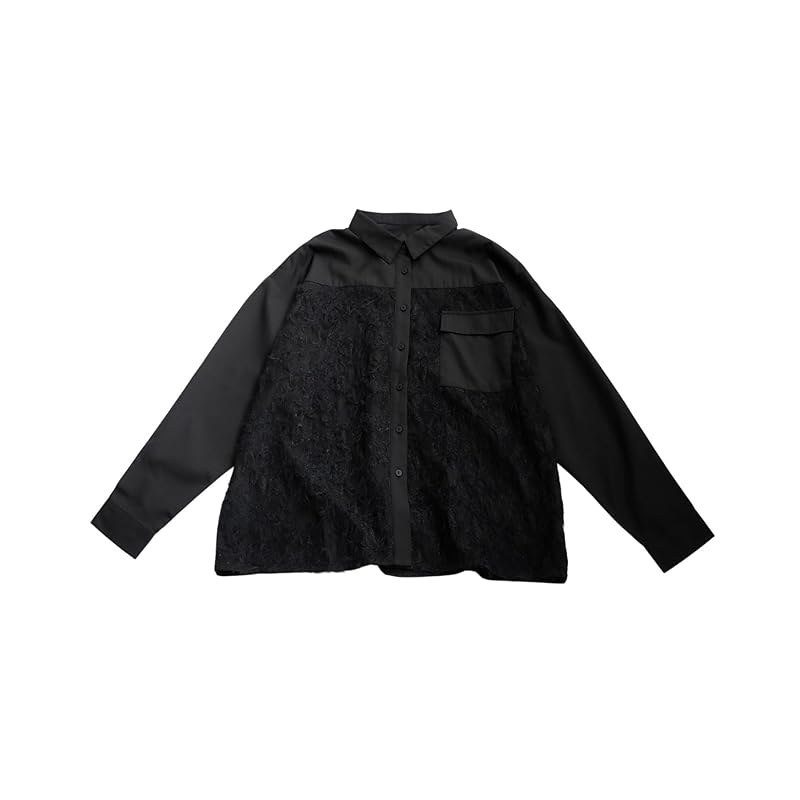 [antiqua] [Antica] cămașă de curse pentru femei, bluze Haori PK-01271, mărime universală 05, negru