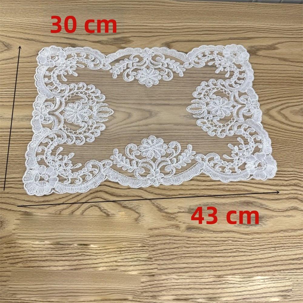 Rectangular Cover Cloth Embroidered Coaster European Placemat Home Decoration