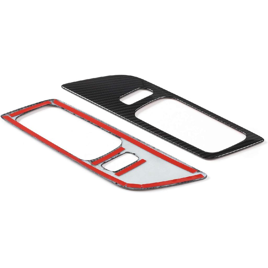 JeCar Carbon Fiber Interior Door Handle Trim Fit for Ford Mustang 2015-2024 Interior Accessories