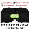 P2/P1/X1/A1 Serie Kaltkleber Mit QR-Code Bambulab Dual Texturiert Seitenaufbauplatte 256x256mm für Bambu Lab P2S Combo 3D-Drucker