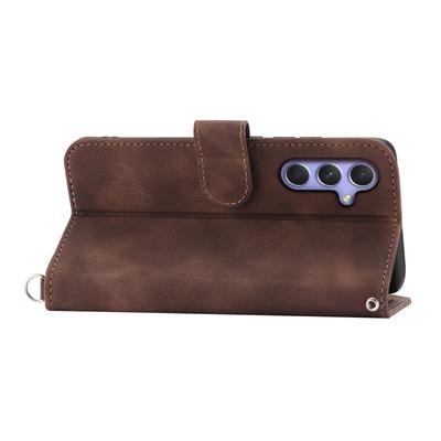 For Samsung Galaxy A55 5G Case Crossbody Leather Cover with Card Slots Wallet