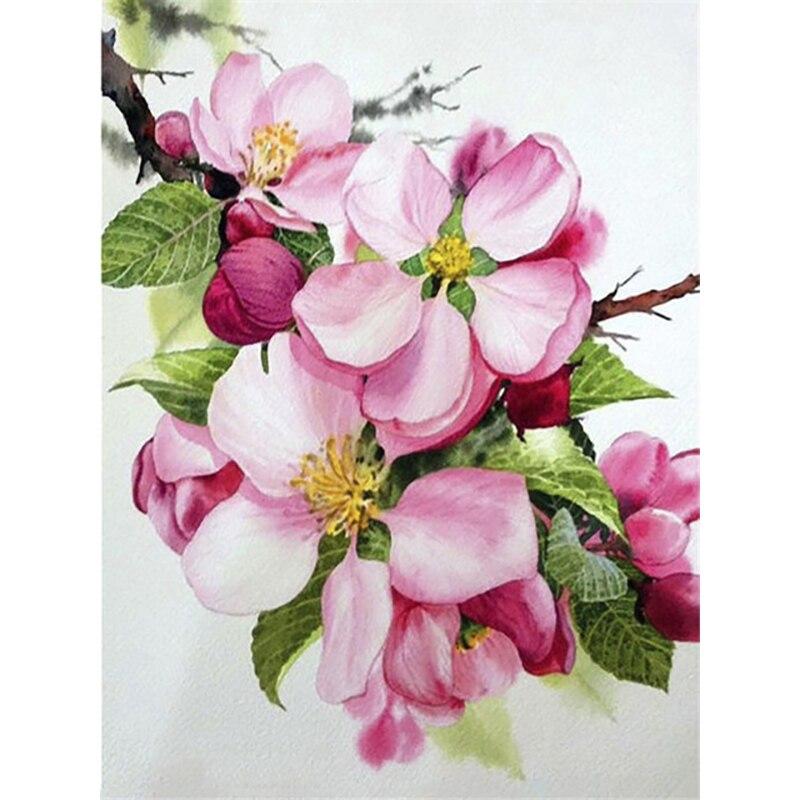 New 5D DIY Animal Diamond Painting Flower Diamond Embroidery Scenery Cross Stitch Crafts Full Round Drill Home Decor Gift