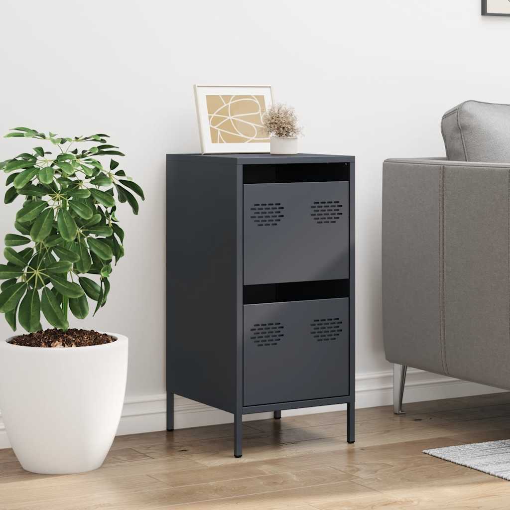 Sideboard Anthracite 35 X 39 X 73.5 Cm Cold Rolled Steel