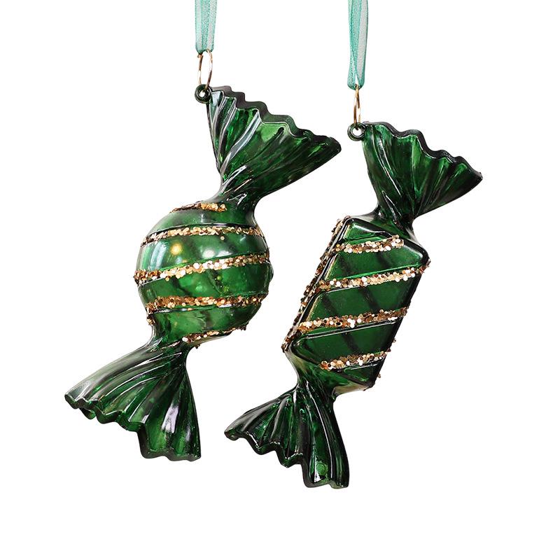 Gradient Color Snowflake Christmas Ornaments - Acrylic Decorations