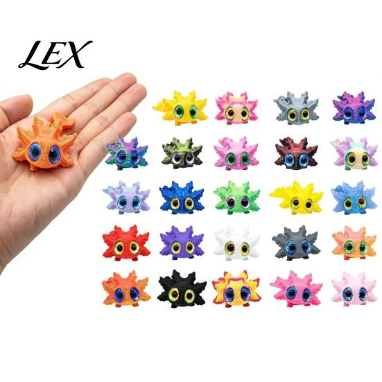 Holiday Boxes Axolotl Advent Calendar 2026, 3D Printed Jointed Flexible Toys, 24 Days Birthday Presents for Boys Girls Christmas Countdown with