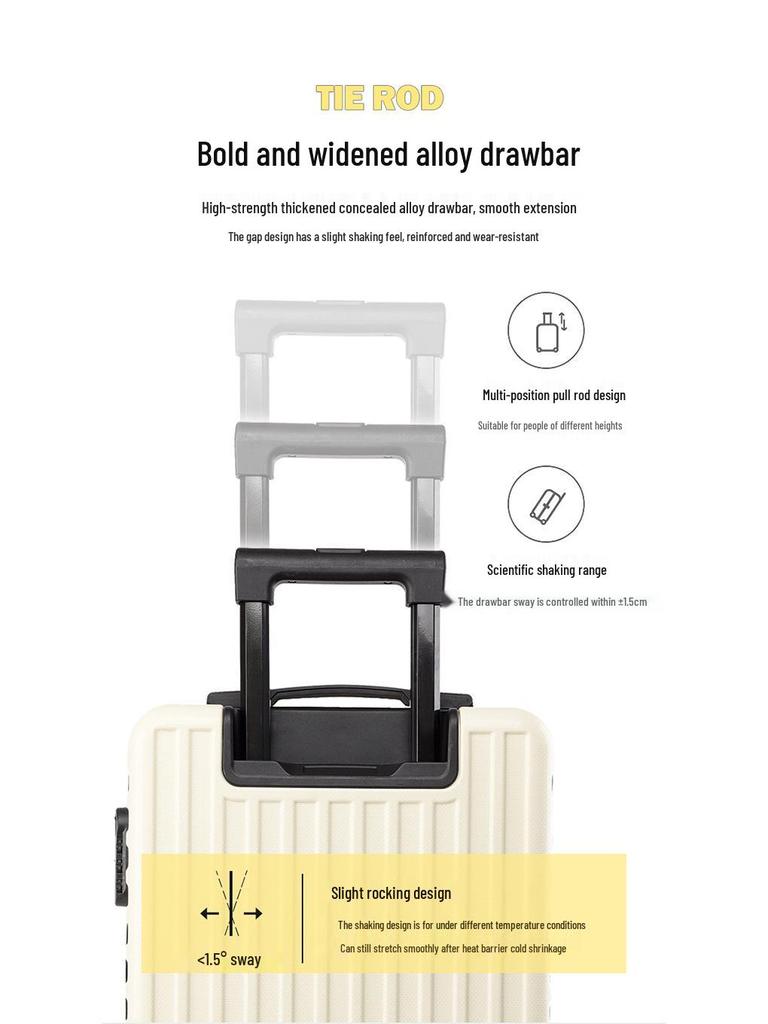 20-Inch Children's Travel Suitcase with Universal Wheels and Password Lock