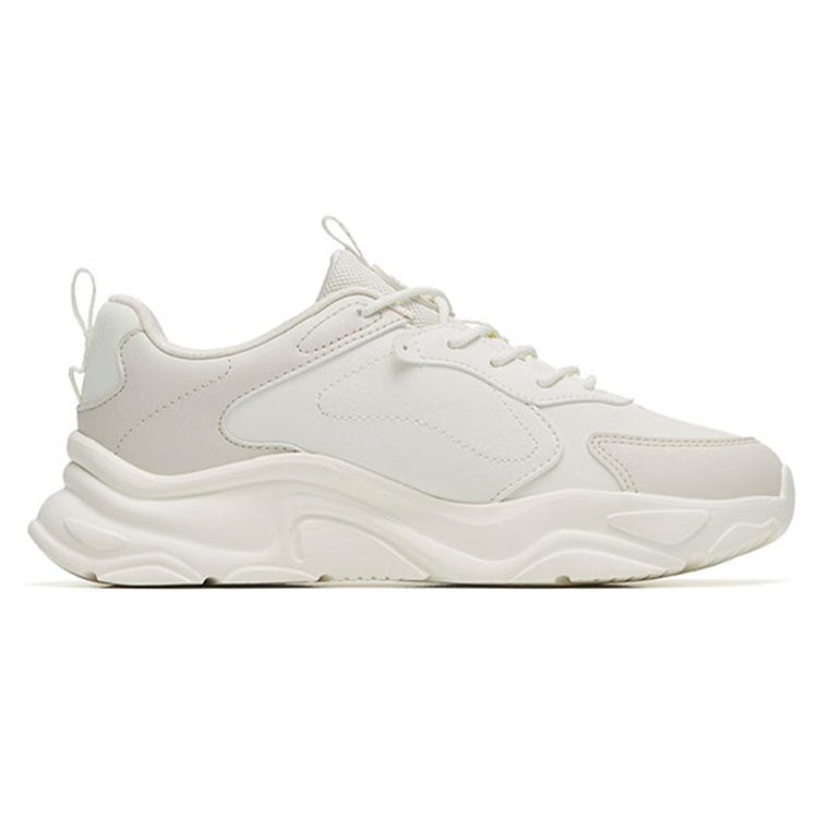 Anta Little Millennium 2.0 Synthetic Leather Non-Slip Warm Low-Top Sports Casual Shoes Women sneaker White Gray 122248891-6