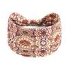 Bohemian Retro Print Yoga Headband: Wide African-Inspired Headscarf for Women