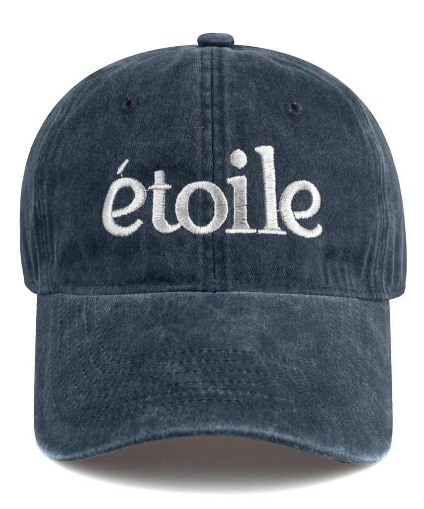 Wig Etoile Stone Washed Ball Cap - Navy