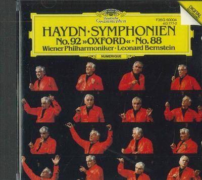 CD LEONARD BERNSTEIN - Symphonien No. 92 Oxford No. 88 F35G50004 POLYDOR Japan Classical Used