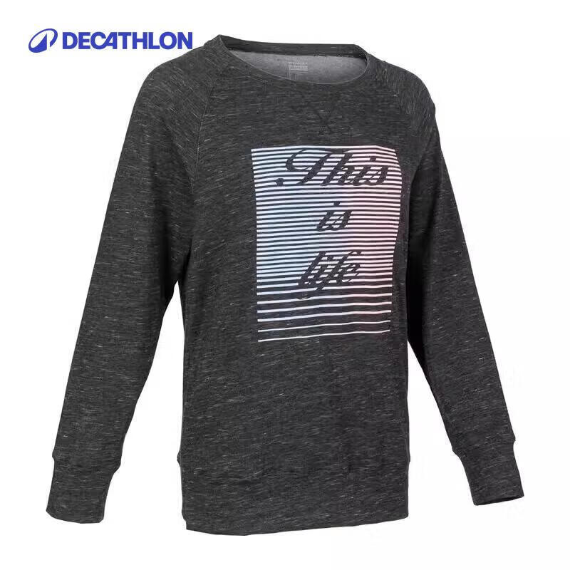 Decathlon Women s Long-Sleeve Fitness T-Shirt 2XS