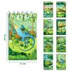 8 peças Caderno Espiral Sapo Lagarto Animal Anfíbio Répteis Bloco de Notas de Bolso Para Estudantes Escola Escritório Suprimentos de Escrita Diária