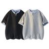 V-neck Short-sleeved T-shirt Men's Summer Loose Casual Bottoming Shirt
