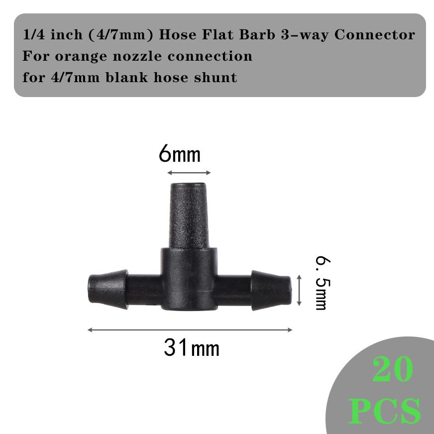 6mm Garden Nozzle Fittings Hose Connection Internal Threaded Joint Anti-drip Connector Garden Irrigation System