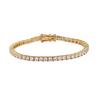 4mm 925 Silver Moissanite Bracelet 3mm D VVS1 Diamond with GRA for Women Sparkling Wedding Party Fine Jewelry