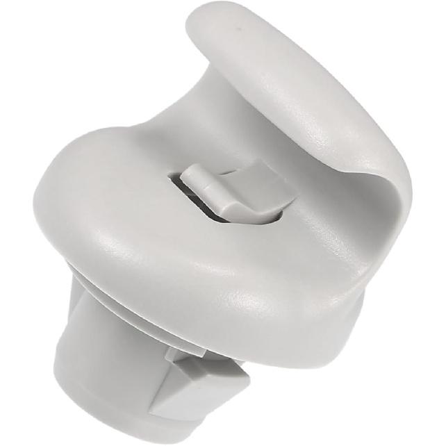 Auto Sonnenblenden Halter Clip, Sonnenblenden Halter Haken Clips Aufhänger, für Nissan Sentra 2015-2019, Kunststoff, Nr. 96409CG000, Grau Auto Zubehör