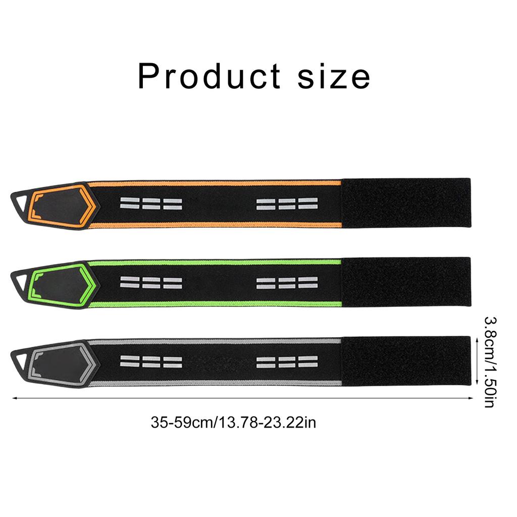 4 Pièces Réfléchissantes Chevillières de Vélo Bande de Maintien Pantalon Bande Sangle Cyclisme Extérieur Joggings Harnais Bracelet