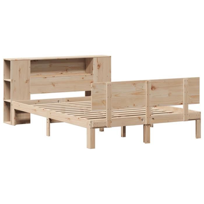 VidaXL Bunk Bed Without Mattress 140x200 Cm Solid Pine Wood 3322632