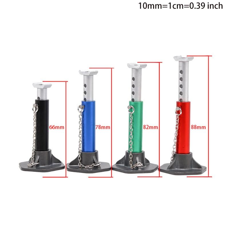 Metal Simulation Jack Stand Tool Car Kits RC Model Metal Made Wheel Hub for Car Toy 1/10 Crawler Car Accessories