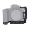 NICEYRIG Camera Cage L-Bracket Half Cage L-Plate with Arca Quick Release Plate and Detachable Cold Shoe for Sony ZV-E1 Camera - 559