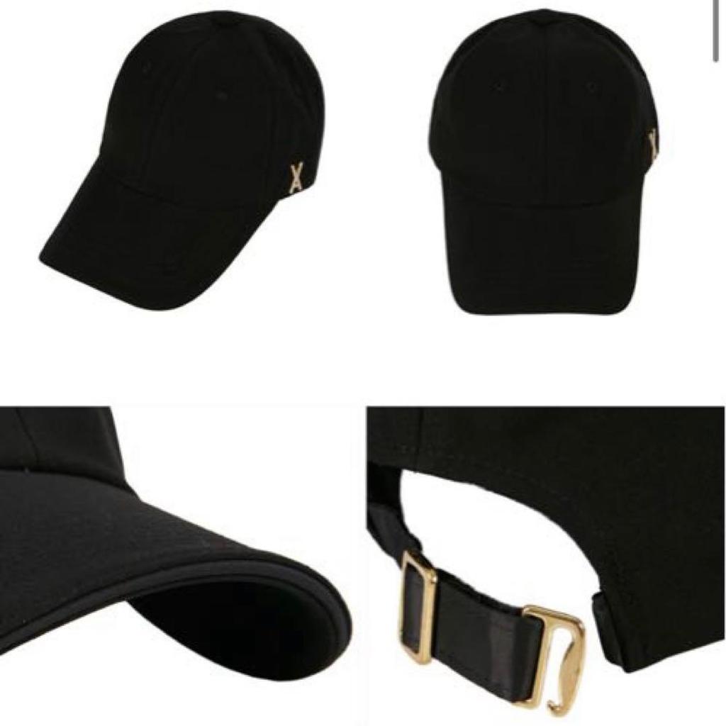 [USED] VARZAR 636 Authentic Bazar Black Cap with Gold Studs