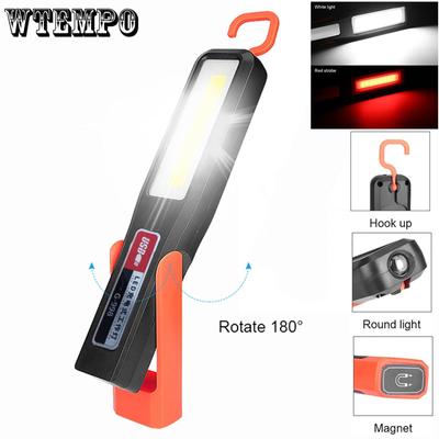 LED-Arbeitsleuchte mit Hakenmagnet, Kfz-Wartungslampe, superhell, wiederaufladbar, Anti-Fall-Taschenlampe für die Autoreparatur