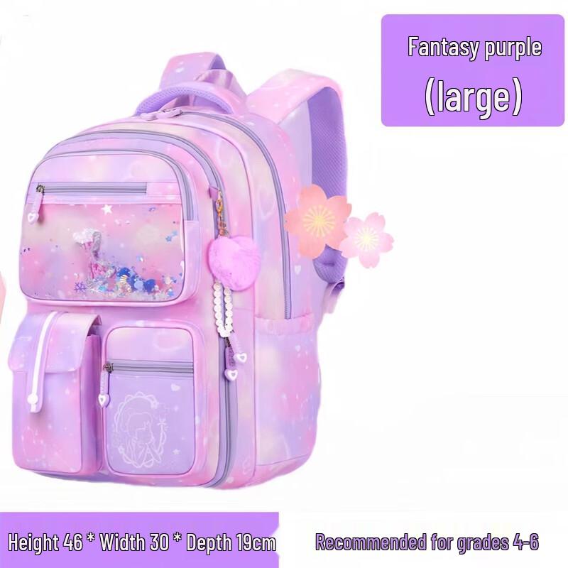Li Shen Princess Glitter School Backpack