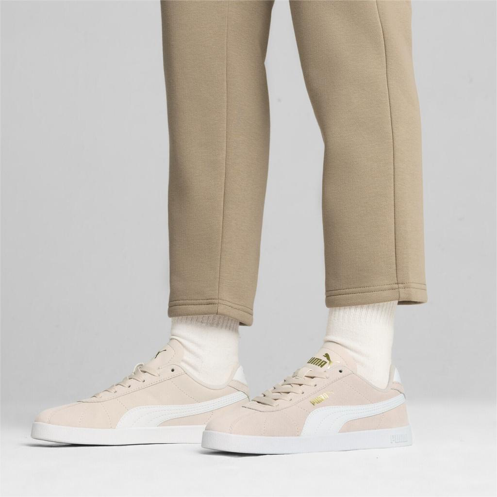 Puma Club II Suede Sneakers Island Pink/white/gold