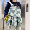 High School Junior High School Large Capacity School Bag Graffiti Backpack Student Bag Street Male Female College Student Travel Backpack