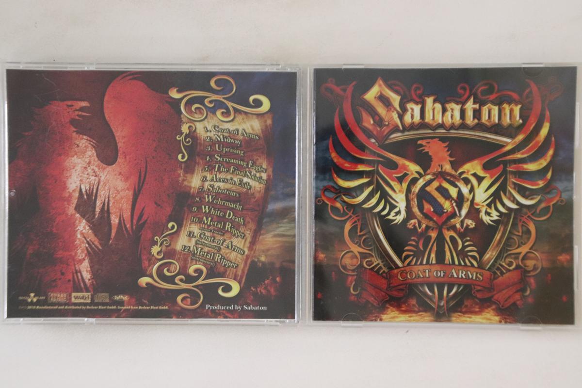 

CD SABATON - Coat Of Arms GQCS90087 WARD 2015 Japan Metal Used