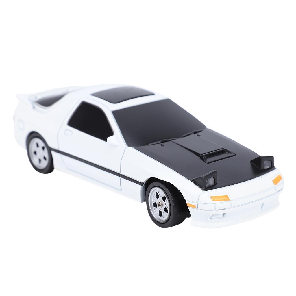   RC Drift Car, 2.4G 4  Remote Control Race Car Toy with Interchangeable Tires, LED Lights, Full Proportional Control for Indoor Outdoor Drifting