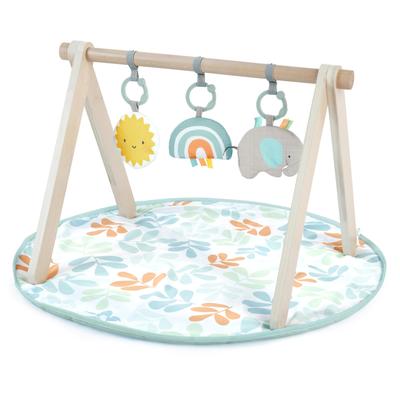 Tapis de jeu en bois Ingenuity Sun Valley 0 mois Activité Gym Bébé Tapis de jeu pour bébé Tapis de jeu 13122 &
